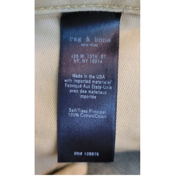 Rag & Bone Indigo Raw Selvedge Denim Jeans, Womens size 28 - Picture 6 of 7
